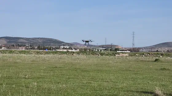 Working the far end of the field