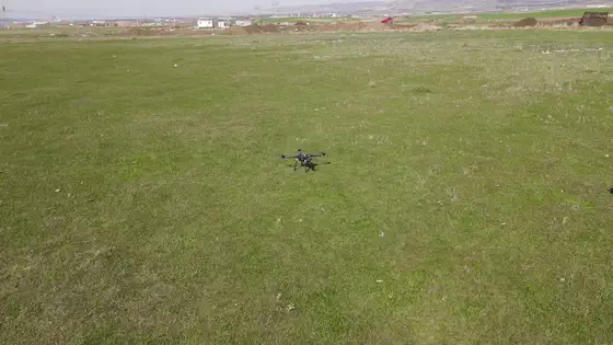 Field test — takeoff and return