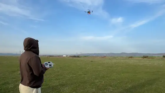 Flight day, from the ground