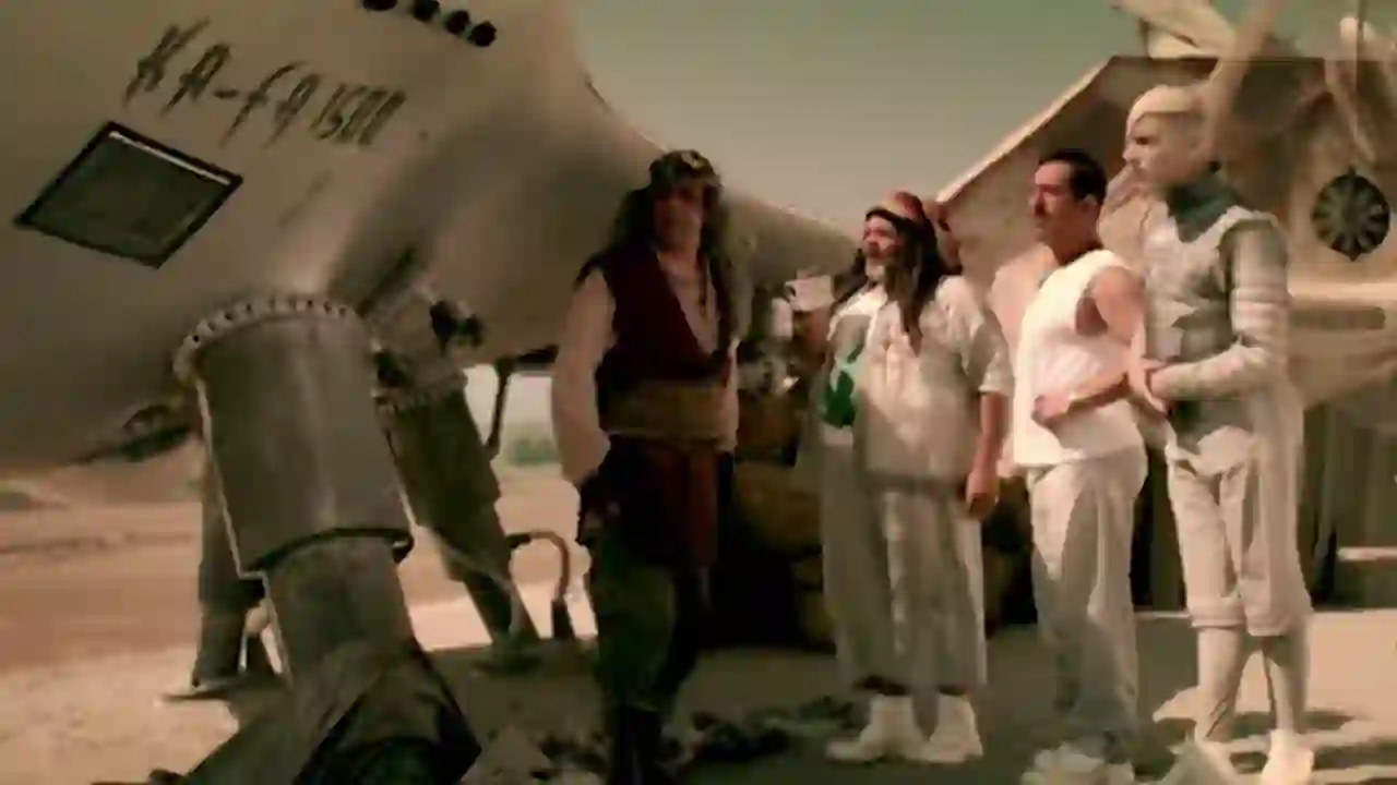 The KA-FA 1500 spacecraft from the film G.O.R.A., its name painted on the hull